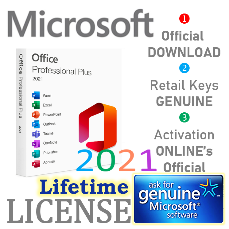 Microsoft Office 2021 Professional Plus Genuine Key